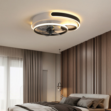 Modern Led Ceiling Fan with Lights remote for Living Room Study Room Bedroom lamparas de tech ceiling fans lamp for Bedroom