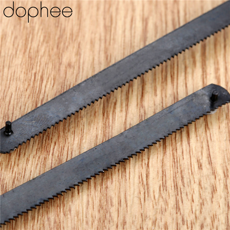 dophee 150mm 6-inch Mini Serra Hacksaw Blade Stainless Steel Hand Saw Blade Sierra Frame Gereedschap Houtbewerking Testere 10pcs