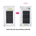 Hand-woven Y Shape Individual False Lashes Rapid Bloom Eyelash Extension Weave Crossed Eyelashes Premade Fan Mesh Lash 10 tray