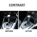 Carbon Fiber Car Gear Shift Knob Head Cover For BMW E90 E91 E92 E93 3 Series 2007 2008 2009 2010 2011 2012 2013
