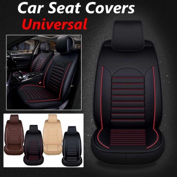 Universal Car Seat Cover PU Leather Automobile Seat Covers Car Seat Cover Vehicle Seat Protector Car Styling Interior Accessorie