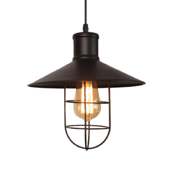 Industrial Vintage Pendant Light Edison Bulb with Cage Lamp Shade Cover Loft Retro Light