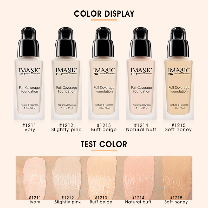 IMAGIC Foundation Cream Concealer Cosmetics Meat Stick Contour Cosmetic Nude Makeup Set