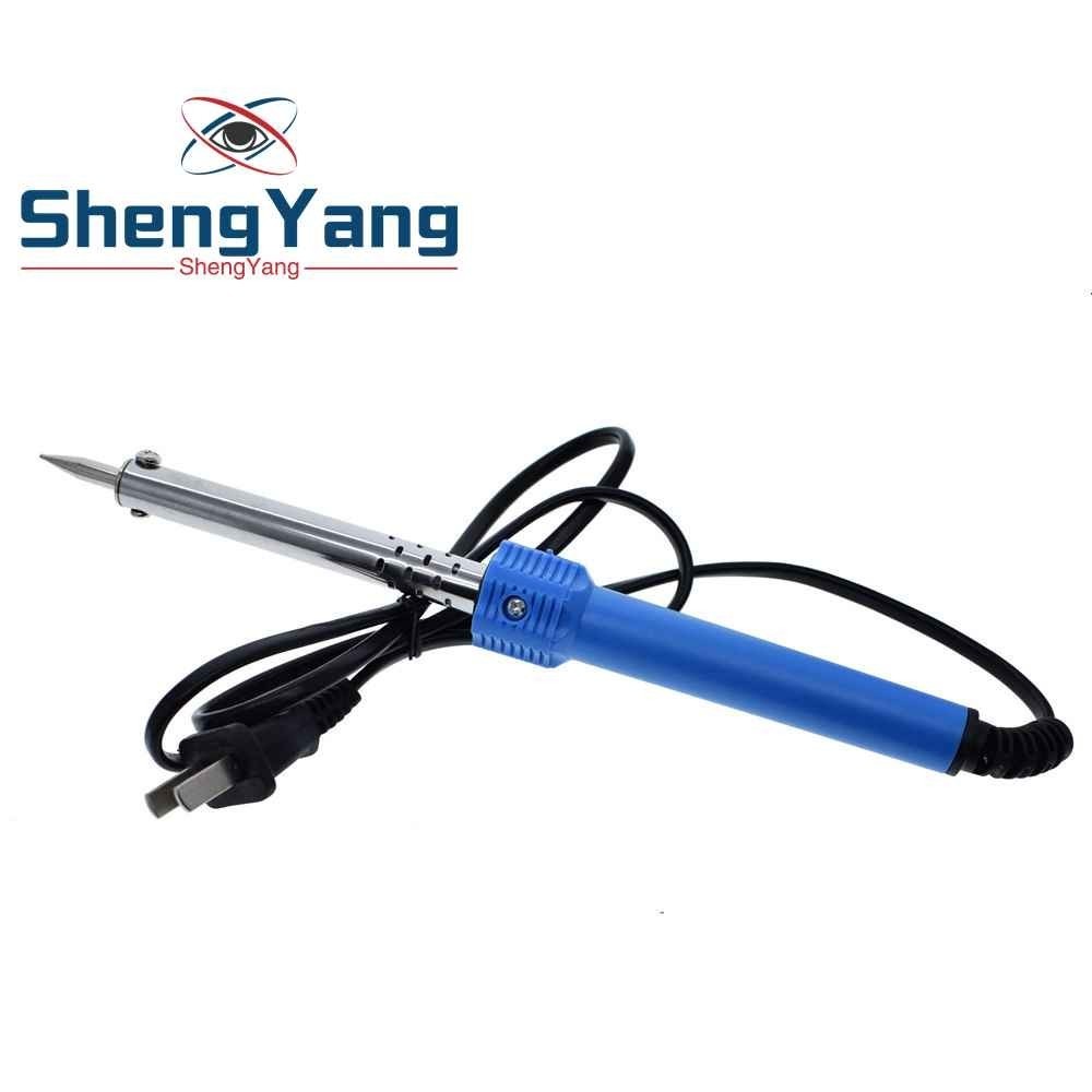 ShengYang 220V Electric Soldering Iron External Heated Soldering Iron Hand Welding Solder Tool Kit 60W US Plug