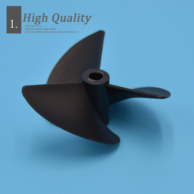 Rc 4.8mm Nylon Propeller 3 blades Propellers High Strength for 4.76mm Shaft Fits 4.76mm Drive Dog Rc Boat