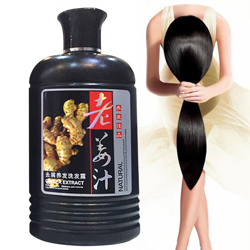Genuine Professional Hair ginger Shampoo Hair regrowth Dense Fast, Thicker, Shampoo Anti Hair Loss Product Scalp hair care 400ml