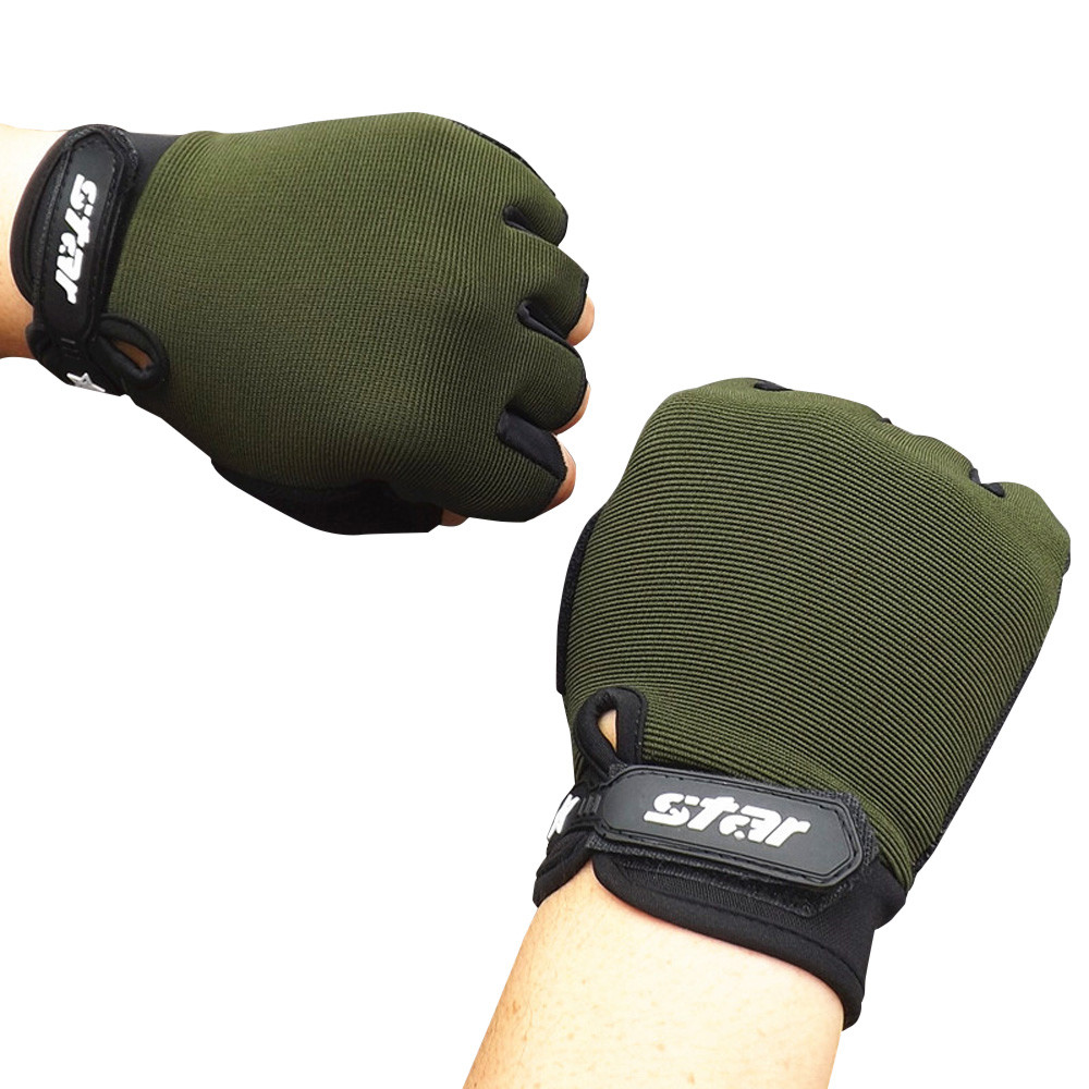 Half Finger Antiskid Sports Gloves Men Cycling Bike Military Gloves Fitness Motorcycle military Training Gloves guantes tacticos
