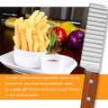 Wave Potato Cutter Slicer Fruit Vegetable Knife Stainless Steel Carrot Edged Knife Kitchen Gadget Cooking Tools Accessories