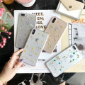 Real Dried Flowers Soft Clear Phone Case For iPhone SE 2020 11 Pro MAX XS XR X 6 6s 7 8 Plus Manual Fresh Daisy Back Cover Coque