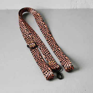 leopard color pet accessories designe for beagle dog collars leash beagle pet kit dog collar and leash set for dog belt