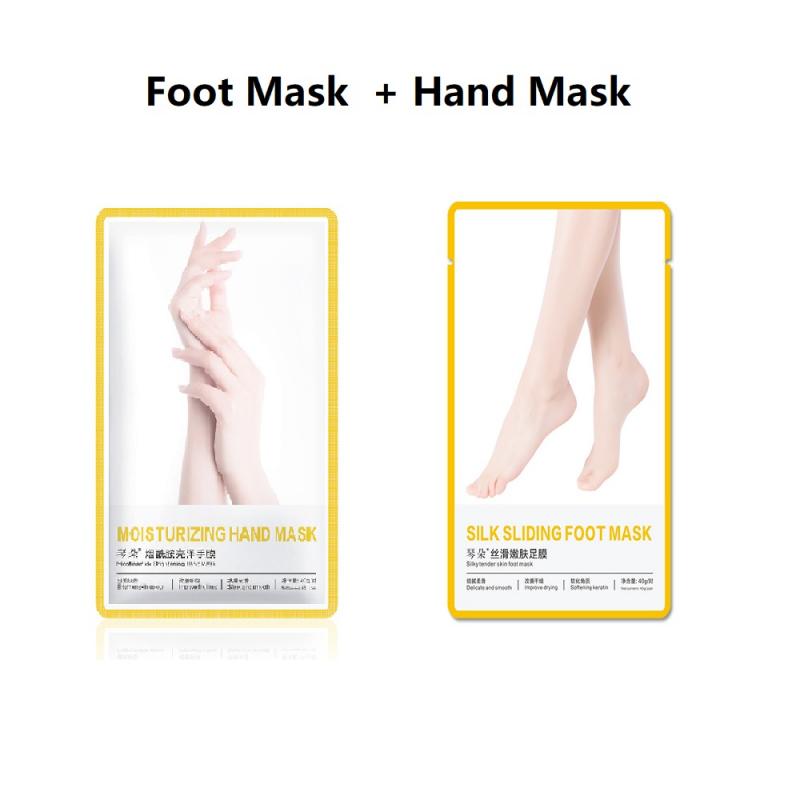 Hand Foot Care Exfoliating Hand Mask Moisturizing Whitening Foot Care Peeling Dead Skin Anti-Wrinkle Aging Spa Gloves TSLM1