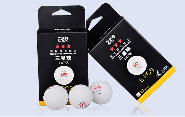 729 3-Star Seamless 40+ Plastic Table Tennis Balls New Material ITTF APPROVED Poly Ping Pong Balls
