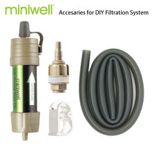 Miniwell water filter system with 2000 Liters filtration capacity for outdoor sport camping emergency survival tool