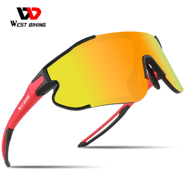 WEST BIKING Polarized Cycling Glasses Outdoor Sport Sunglasses MTB Mountain Bicycle Eyewear UV400 Protection Cycling Goggles