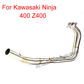 Ninja 400 Z400 Motorcycle Exhaust Full Systems Header Pipe Front Link Pipe 51mm Slip-on Exhaust For Kawasaki Ninja 400 Z400