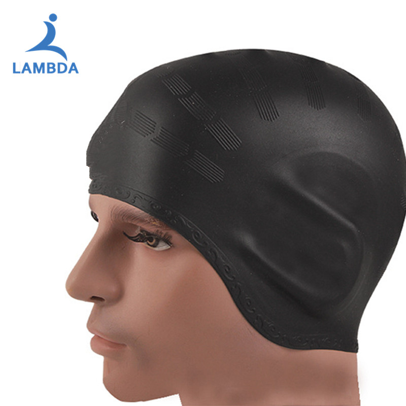 2019 Summer Swimming Hat Waterproof PU Caps Long Hair Water Sports Elastic Swimming Cap Free size Men Women Adults Dropshipping
