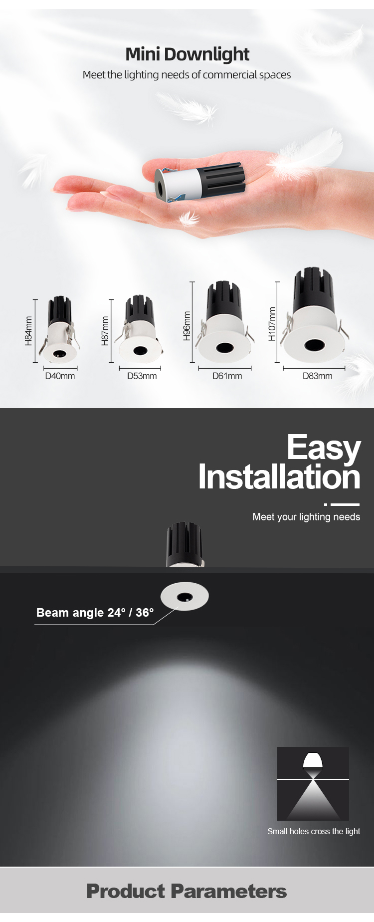 Mini Led Downlight