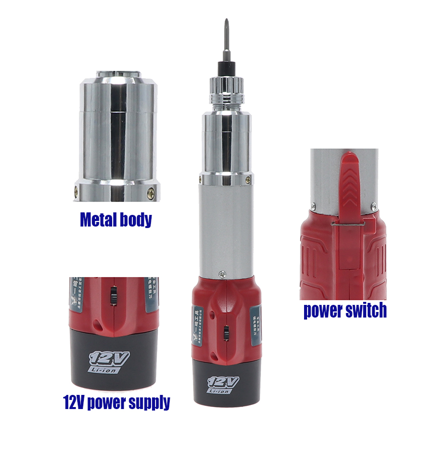 12V industrial electric Screwdriver Household Multi-function Mini Electric Drill Power Tools Screw Driver Torque