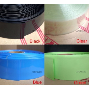 Wide 180MM / Diameter 115MM PVC 2:1 Heat Shrink Tubing Battery Wrap Black/Red/Yellow/Green/Blue/White/Clear