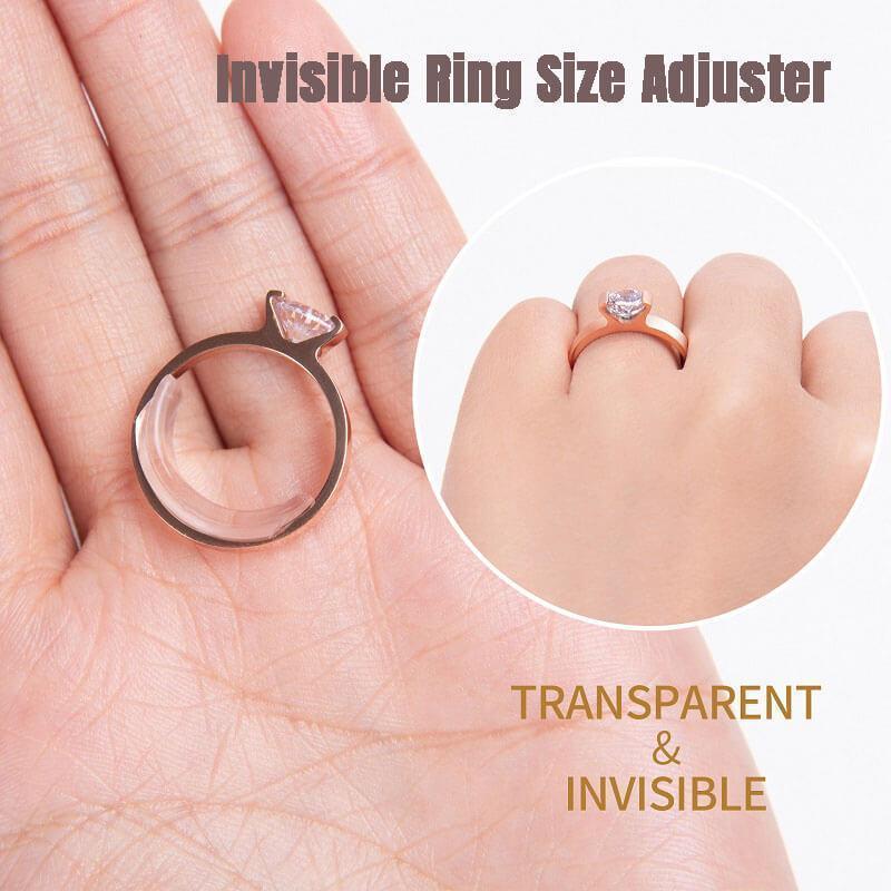 1/2/3Packs Ring Re-sizer Silicone Ring Size Adjuster Tool Jewelry Parts Accessories