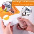 Mini Bag Sealer and Cutter 2 in 1 Handheld Portable Bag Heat Resealer for Plastic Bags Food Storage Snack
