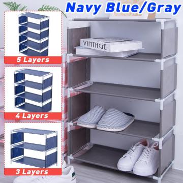 3/4/5 Layers Shoes Racks Shoe Rack Organizer Large Stackable Shoes Cabinet Shelves Holds Shelf for Home Shoe Storage Organizer