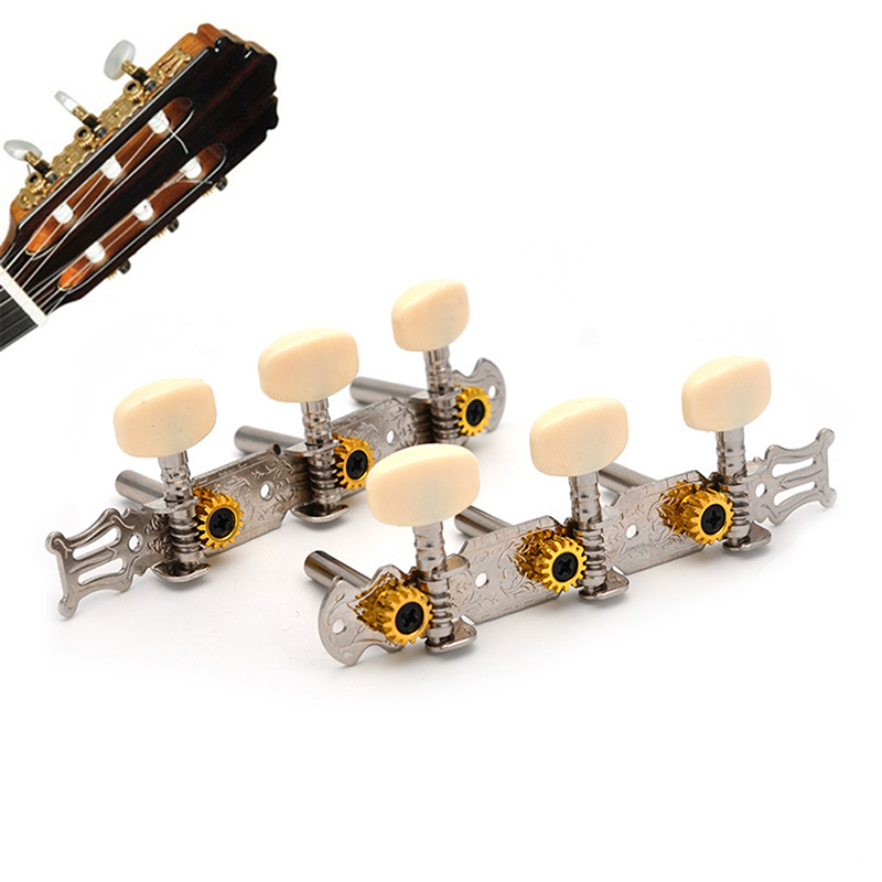 1Set 3L 3R Classical Guitar String Tuning Pegs Tuners Machine Heads Open Gear Guitarra Guitar Parts & Accessories