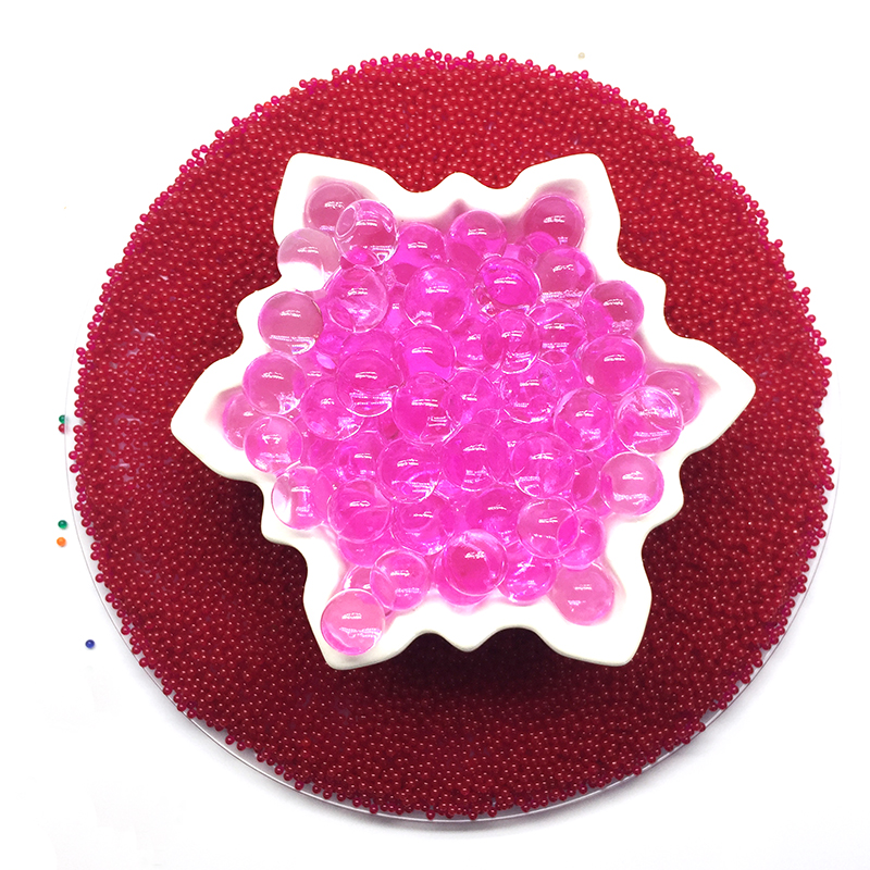 80000pcs/bag Crystal Soil Hydrogel Balls Water Beads Orbiz Growing Gel Polymer 12 colorful Flower/Wedding/Home Decoration