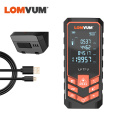 LOMVUM USB Charging 77U Handhold Trena Laser Range Finder Digital Laser Distance Meter Electrical Tape Measuring Tools 40M-120M