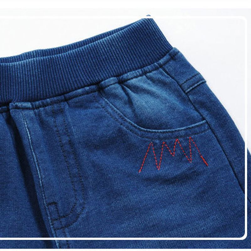 2-13 Years Children's Summer Clothing Boys Jeans Denim Shorts 2017 New Casual Elastic Waist Boy Shorts Denim High Quality DQ278