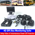 Delay Video of lndtantaneous power-off protection 4G GPS bus monitoring kit Harvester / concrete truck / heavy machinery