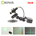 515nm 30mW Dot Line Cross Green Laser Module Diode Locator for Wood Fabric Cutting Cutter Adapter Mount Marking Device