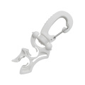 Scuba Diving Double Hose Holder Keeper Regulator Octopus Retainer BCD Clip for Underwater Dive Snorkeling - White