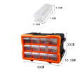 Component box with drawer Plastic hardware parts box screw storage box compartment Workshop organization storage tool box