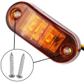 10PCS 12V 24V LED Side Marker Lights Parking lights Warning Tail Lamps Auto Lorry Trailer Light Amber Truck Accessories