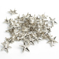 100pcs 15mm Apparel Sewing DIY Star Metal Studs, Punk Jewelry,Shoes,Bags, Leather Belt clothes Garment Rivet Accessories