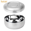 HAICAR Love Beauty Female Fashion Stainless Steel Double Layer Shaving Mug Lid Bowl Cup For Shave Brush Drop Shipping 170207