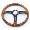 PVC Car Steering Wheel ABS wood 14inch 350mm Auto Racing Drifting Steering wheel with quick release for Audi BMW Honda Toyato