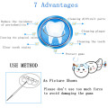 100pcs Double-headed Dental Brush Teeth Sticks Floss Pick Toothpick Tooth Clean Oral Care Interdental brush Food grade PP 6.3cm