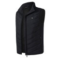 Body Warmer 5-12v Black USB Sleeveless Electric Heated Vest Hot Winter Thermal Heated Pad Clothing Physiotherapy Heating Coat