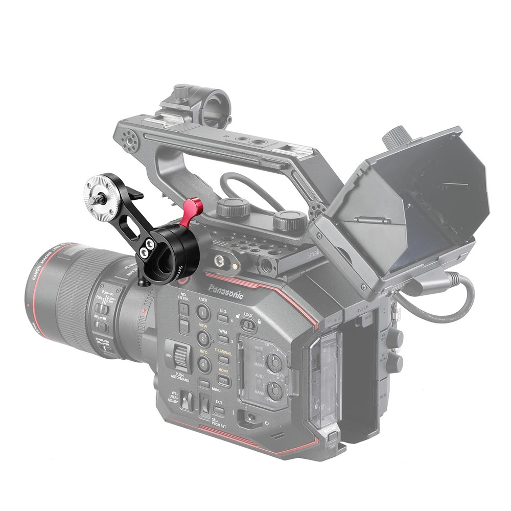 SmallRig EVF Mount With NATO Clamp And Arri Rosette (31.8mm diameter) 1/4" Screw for Zacuto Gratical HD EVF Monitor -1583