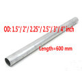 38/51/57/63/76/102mm Length 600 mm Straight Turbo Intercooler Pipe Piping Aluminum Tube Tubing OD 1.5"/2"/2.25"/2.5"3"4" inch