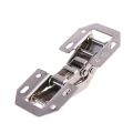 90 Degree 3" Cabinet Hinges No-Drilling Bridge Shaped Spring Door Hinge For Cupboard Furniture With Screws Jun21