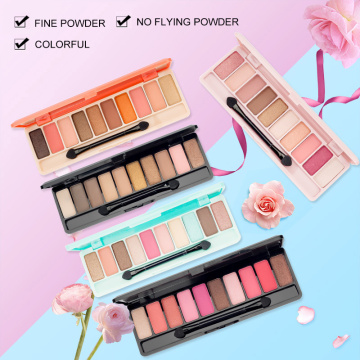 10 Colors Sakura Eyeshadow Palette Pearly Matte Long-lasting Waterproof Easy to Wear Eye Shadow Pigment Makeup Maquiagem TSLM2