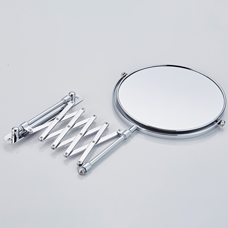 ELLEN Makeup Mirror Bath Mirror Wall Mounted Magnifier Chrome Bathroom Mirrors Bathroom Hardware-80291