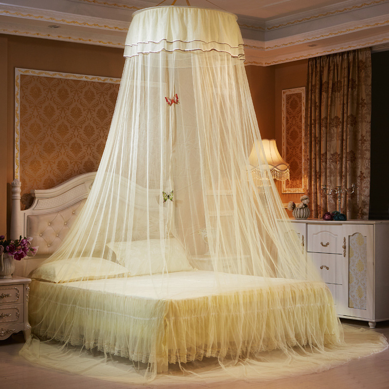 2018 Zanzariera Baby Children Elegant Lace Bed Dome Elegent House Netting Canopy Circular Malla De Round Bedding Mosquito Net