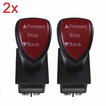 TDPRO 2PCS 12v 24v 36v 48v Forward Reverse Switch Toggle For Burshless Motor Electric ATV Go kart Buggy Dirt Pit Bike Scooter