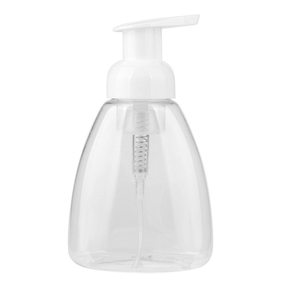 250ml Clear Foaming Bottle Liquid Soap Whipped Mousse Points Bottling Shampoo Lotion Shower Gel Foam Pump Bottles #T2P