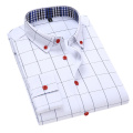2021 New Autumn Men's Business Casual Plaid Shirt Fashion Classic Style Slim Long Sleeve Shirt Male Brand Clothes