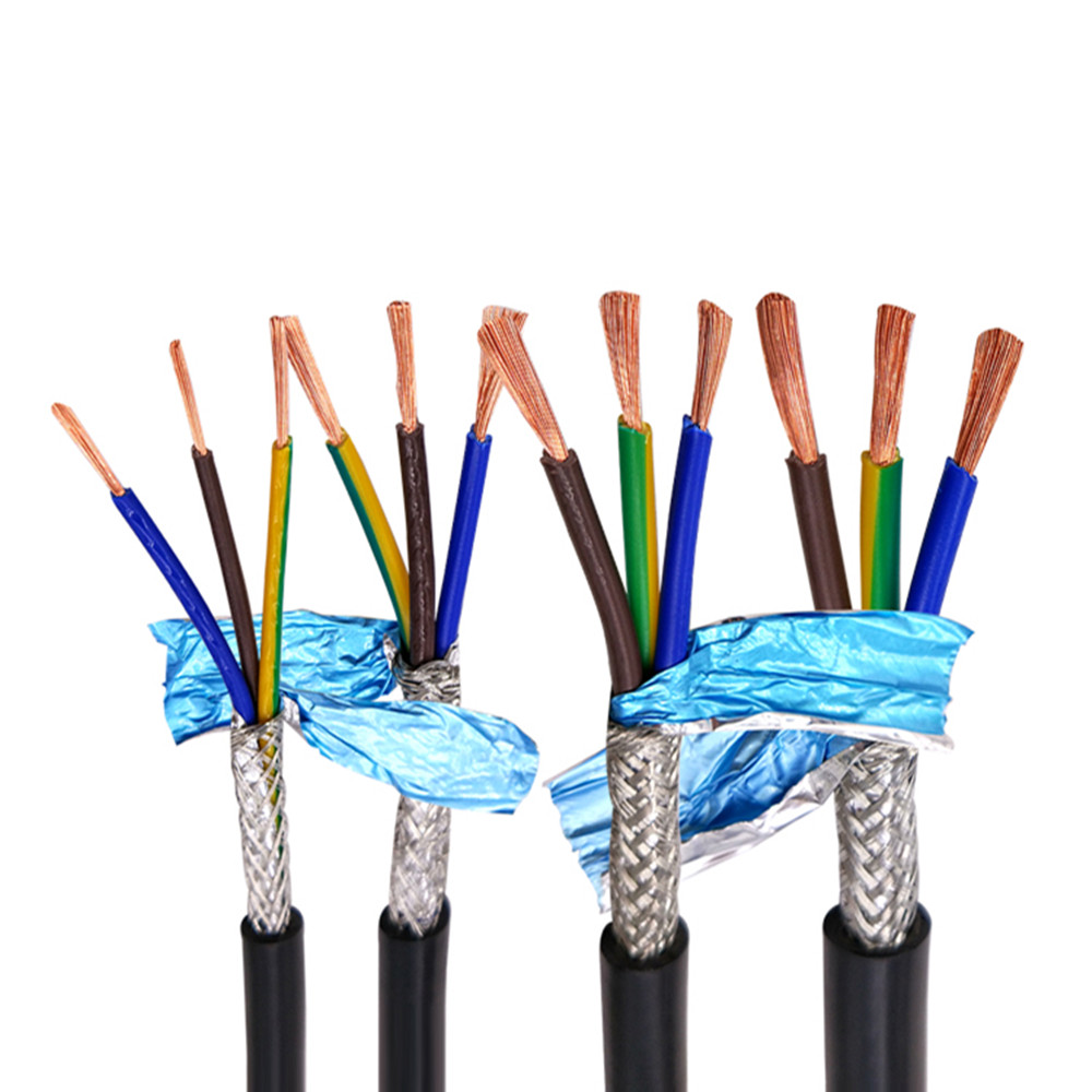 Multi-core shielded cable RVVP22AWG 0.3mm2 3 4 5 6 8 10 12 14 16 20 24 core anti-interference control signal wire